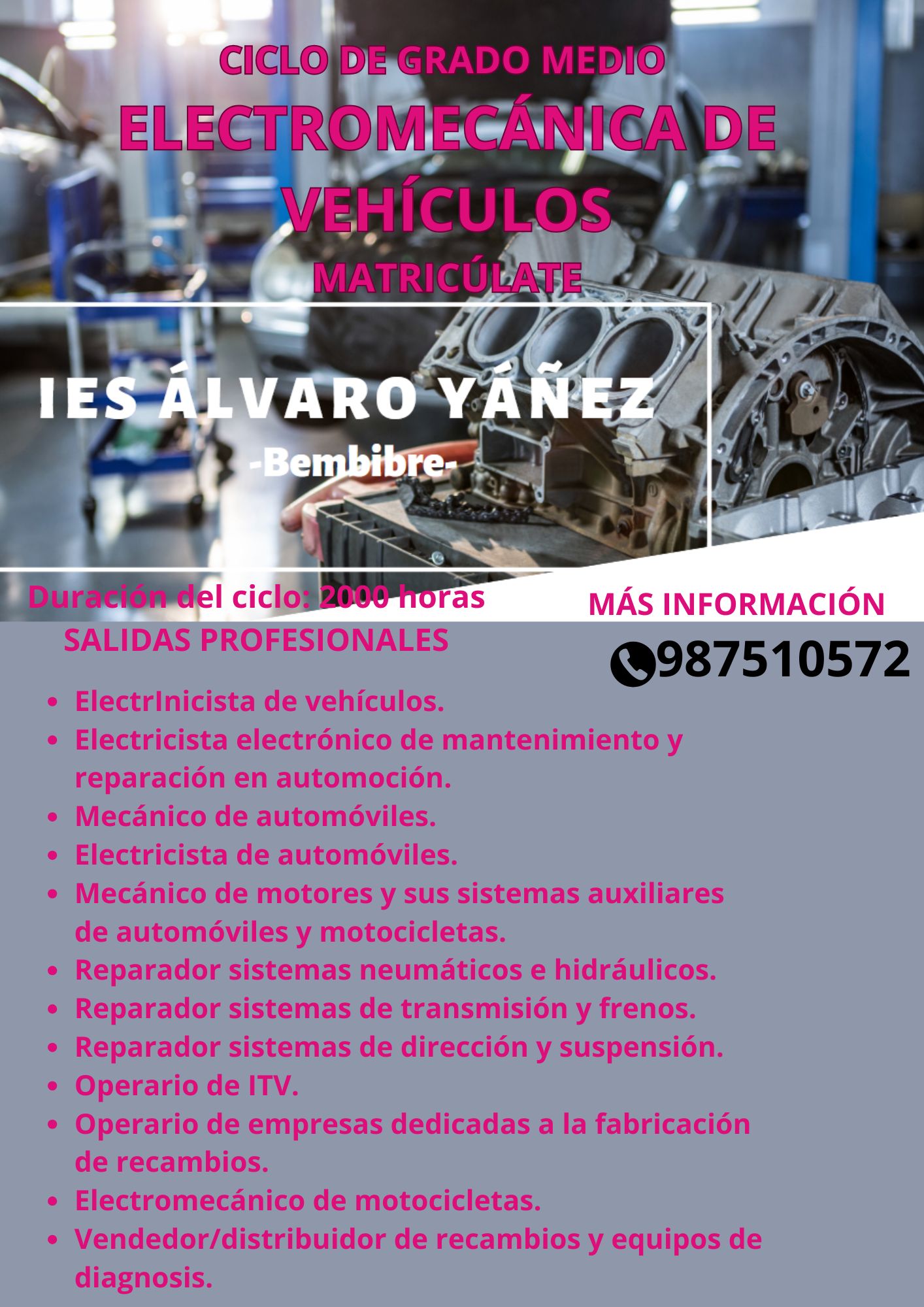 INFO. ELECTROMECÁNICA